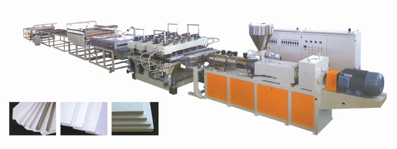 PVC Foam Board Production Line Used In The Bus Train Car Advertise Board Cupboard